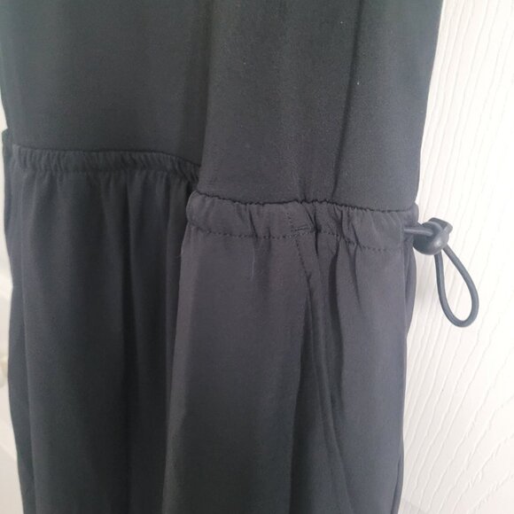 NWT LOU & GREY  Wanderweave Mixed Media Midi Pocket Dress Size XS - Picture 6 of 7
